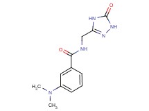 3-(dimethylamino)-N-[(5-oxo-4,5-dihydro-1H-1,2,4-triazol-3-yl)methyl]benzamide