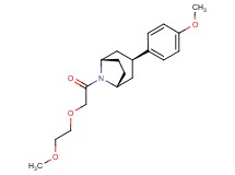 (3-endo)-8-[(2-methoxyethoxy)acetyl]-3-(4-methoxyphenyl)-8-azabicyclo[3.2.1]octane