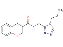 N-[(4-propyl-4H-1,2,4-triazol-3-yl)methyl]chromane-3-carboxamide