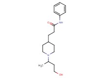 3-[1-(3-hydroxy-1-methylpropyl)-4-piperidinyl]-N-phenylpropanamide