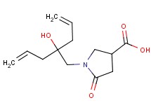 1-(2-allyl-2-hydroxypent-4-en-1-yl)-5-oxopyrrolidine-3-carboxylic acid