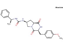 N-[(3S,7S,8aS)-3-(4-methoxybenzyl)-1,4-dioxooctahydropyrrolo[1,2-a]pyrazin-7-yl]-N'-[(1S)-1-phenylethyl]urea