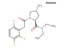 (4R)-4-amino-N,N-diethyl-1-[(2,3,6-trifluorophenyl)acetyl]-L-prolinamide