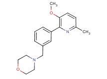 4-[3-(3-methoxy-6-methylpyridin-2-yl)benzyl]morpholine
