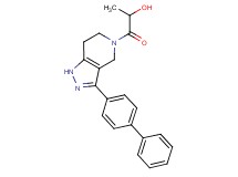 1-(3-biphenyl-4-yl-1,4,6,7-tetrahydro-5H-pyrazolo[4,3-c]pyridin-5-yl)-1-oxopropan-2-ol