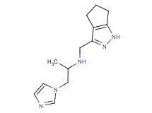 1-(1H-imidazol-1-yl)-N-(1,4,5,6-tetrahydrocyclopenta[c]pyrazol-3-ylmethyl)propan-2-amine