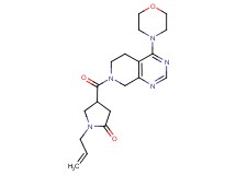 1-allyl-4-[(4-morpholin-4-yl-5,8-dihydropyrido[3,4-d]pyrimidin-7(6H)-yl)carbonyl]pyrrolidin-2-one