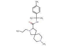 8-methyl-N-[1-methyl-1-(4-methylphenyl)ethyl]-2-propyl-2,8-diazaspiro[4.5]decane-3-carboxamide