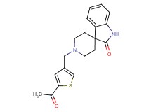1'-[(5-acetyl-3-thienyl)methyl]spiro[indole-3,4'-piperidin]-2(1H)-one