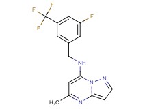 N-[3-fluoro-5-(trifluoromethyl)benzyl]-5-methylpyrazolo[1,5-a]pyrimidin-7-amine