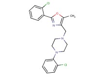 1-(2-chlorophenyl)-4-{[2-(2-chlorophenyl)-5-methyl-1,3-oxazol-4-yl]methyl}piperazine