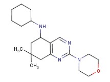 N-cyclohexyl-7,7-dimethyl-2-(4-morpholinyl)-5,6,7,8-tetrahydro-5-quinazolinamine