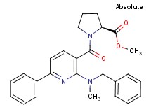 methyl 1-({2-[benzyl(methyl)amino]-6-phenyl-3-pyridinyl}carbonyl)-L-prolinate