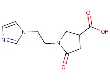 1-[2-(1H-imidazol-1-yl)ethyl]-5-oxopyrrolidine-3-carboxylic acid