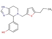 3-{5-[(5-propyl-2-furyl)methyl]-4,5,6,7-tetrahydro-1H-imidazo[4,5-c]pyridin-4-yl}phenol