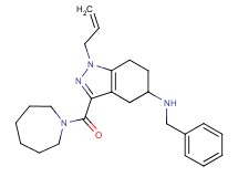 1-allyl-3-(1-azepanylcarbonyl)-N-benzyl-4,5,6,7-tetrahydro-1H-indazol-5-amine