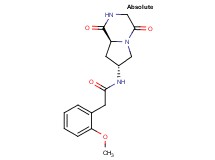 N-[(7R,8aS)-1,4-dioxooctahydropyrrolo[1,2-a]pyrazin-7-yl]-2-(2-methoxyphenyl)acetamide