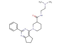 N-[2-(dimethylamino)ethyl]-1-(2-phenyl-6,7-dihydro-5H-cyclopenta[d]pyrimidin-4-yl)piperidine-3-carboxamide