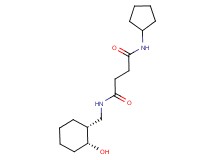 N-cyclopentyl-N'-{[(1R*,2R*)-2-hydroxycyclohexyl]methyl}succinamide