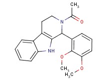 2-acetyl-1-(2,3-dimethoxyphenyl)-2,3,4,9-tetrahydro-1H-beta-carboline