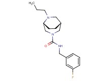 (1R*,5R*)-N-(3-fluorobenzyl)-6-propyl-3,6-diazabicyclo[3.2.2]nonane-3-carboxamide
