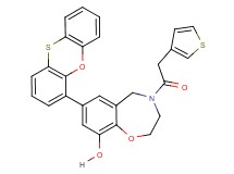 7-(4-phenoxathiinyl)-4-(3-thienylacetyl)-2,3,4,5-tetrahydro-1,4-benzoxazepin-9-ol