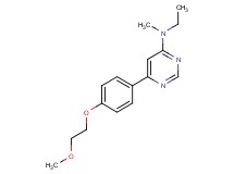 N-ethyl-6-[4-(2-methoxyethoxy)phenyl]-N-methylpyrimidin-4-amine
