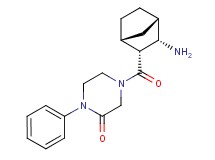 4-{[(1R*,2R*,3S*,4S*)-3-aminobicyclo[2.2.1]hept-2-yl]carbonyl}-1-phenyl-2-piperazinone
