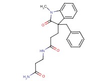 N-(3-amino-3-oxopropyl)-3-(3-benzyl-1-methyl-2-oxo-2,3-dihydro-1H-indol-3-yl)propanamide