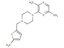 2,5-dimethyl-3-{4-[(5-methyl-2-thienyl)methyl]piperazin-1-yl}pyrazine