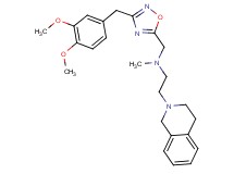 2-(3,4-dihydro-2(1H)-isoquinolinyl)-N-{[3-(3,4-dimethoxybenzyl)-1,2,4-oxadiazol-5-yl]methyl}-N-methylethanamine
