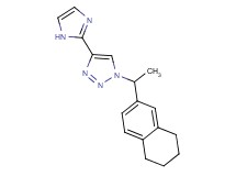 4-(1H-imidazol-2-yl)-1-[1-(5,6,7,8-tetrahydronaphthalen-2-yl)ethyl]-1H-1,2,3-triazole