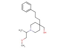 [1-(2-methoxy-1-methylethyl)-4-(3-phenylpropyl)-4-piperidinyl]methanol