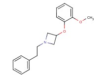 3-(2-methoxyphenoxy)-1-(2-phenylethyl)azetidine