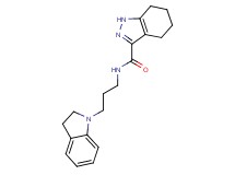 N-[3-(2,3-dihydro-1H-indol-1-yl)propyl]-4,5,6,7-tetrahydro-1H-indazole-3-carboxamide
