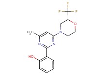 2-{4-methyl-6-[2-(trifluoromethyl)morpholin-4-yl]pyrimidin-2-yl}phenol