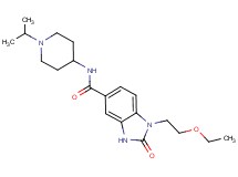 1-(2-ethoxyethyl)-N-(1-isopropylpiperidin-4-yl)-2-oxo-2,3-dihydro-1H-benzimidazole-5-carboxamide