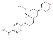 6-[(4aR*,6R*,8aS*)-8a-(methoxymethyl)-6-morpholin-4-yloctahydroisoquinolin-2(1H)-yl]nicotinic acid