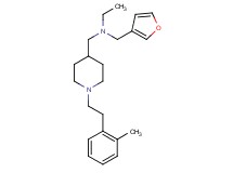 N-(3-furylmethyl)-N-({1-[2-(2-methylphenyl)ethyl]-4-piperidinyl}methyl)ethanamine