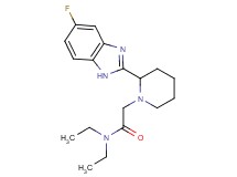 N,N-diethyl-2-[2-(5-fluoro-1H-benzimidazol-2-yl)-1-piperidinyl]acetamide