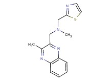 N-methyl-1-(3-methylquinoxalin-2-yl)-N-(1,3-thiazol-2-ylmethyl)methanamine
