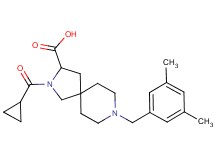 2-(cyclopropylcarbonyl)-8-(3,5-dimethylbenzyl)-2,8-diazaspiro[4.5]decane-3-carboxylic acid