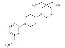 [3-ethyl-1'-(3-methoxyphenyl)-1,4'-bipiperidin-3-yl]methanol