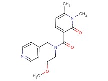 N-(2-methoxyethyl)-1,6-dimethyl-2-oxo-N-(pyridin-4-ylmethyl)-1,2-dihydropyridine-3-carboxamide