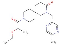 9-(2-ethoxypropanoyl)-2-[(5-methylpyrazin-2-yl)methyl]-2,9-diazaspiro[5.5]undecan-3-one