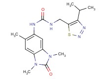 N-[(4-isopropyl-1,2,3-thiadiazol-5-yl)methyl]-N'-(1,3,6-trimethyl-2-oxo-2,3-dihydro-1H-benzimidazol-5-yl)urea