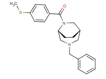 (1S*,5R*)-3-benzyl-6-[4-(methylthio)benzoyl]-3,6-diazabicyclo[3.2.2]nonane