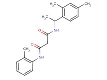 N-[1-(2,4-dimethylphenyl)ethyl]-N'-(2-methylphenyl)malonamide