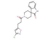 1'-[3-(3-chloroisoxazol-5-yl)propanoyl]spiro[indole-3,4'-piperidin]-2(1H)-one