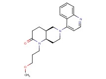 (4aS*,8aR*)-1-(3-methoxypropyl)-6-quinolin-4-yloctahydro-1,6-naphthyridin-2(1H)-one